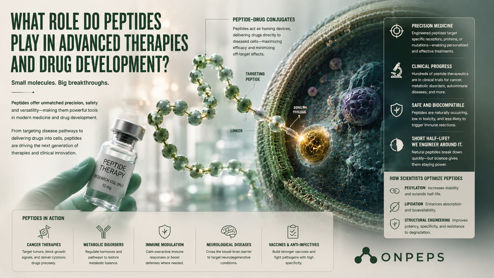 Why Are Peptide Drugs So Popular? New Directions in Targeted Therapy from Metabolic Diseases to Cancer